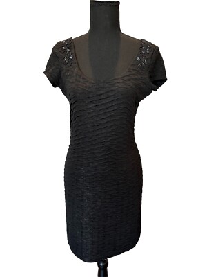 black embroidered bodycon dress Free People Women's Beaded Size S Low Cut Back Color:C3 5 Reasons to Do Thea has delicate lace Email Best Sellers