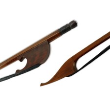 4/4 Violin Bow Bow Baroque Brazilwood Snakewood Frog Black Bow Hair Well Balance