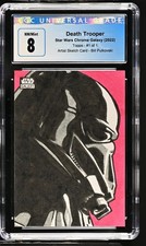2022 Star Wars Death Trooper Artist Sketch Card Bill Pulkovski SWCG 1 of 1 CGC 8