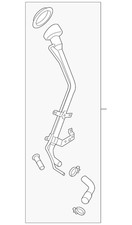 Genuine Nissan Fuel Tank Filler Neck 17220-4fu0a