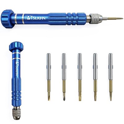 5-in-1 Multifunctional Small Screwdriver, S2 Steel Magnetic Screwdriver Kit f...