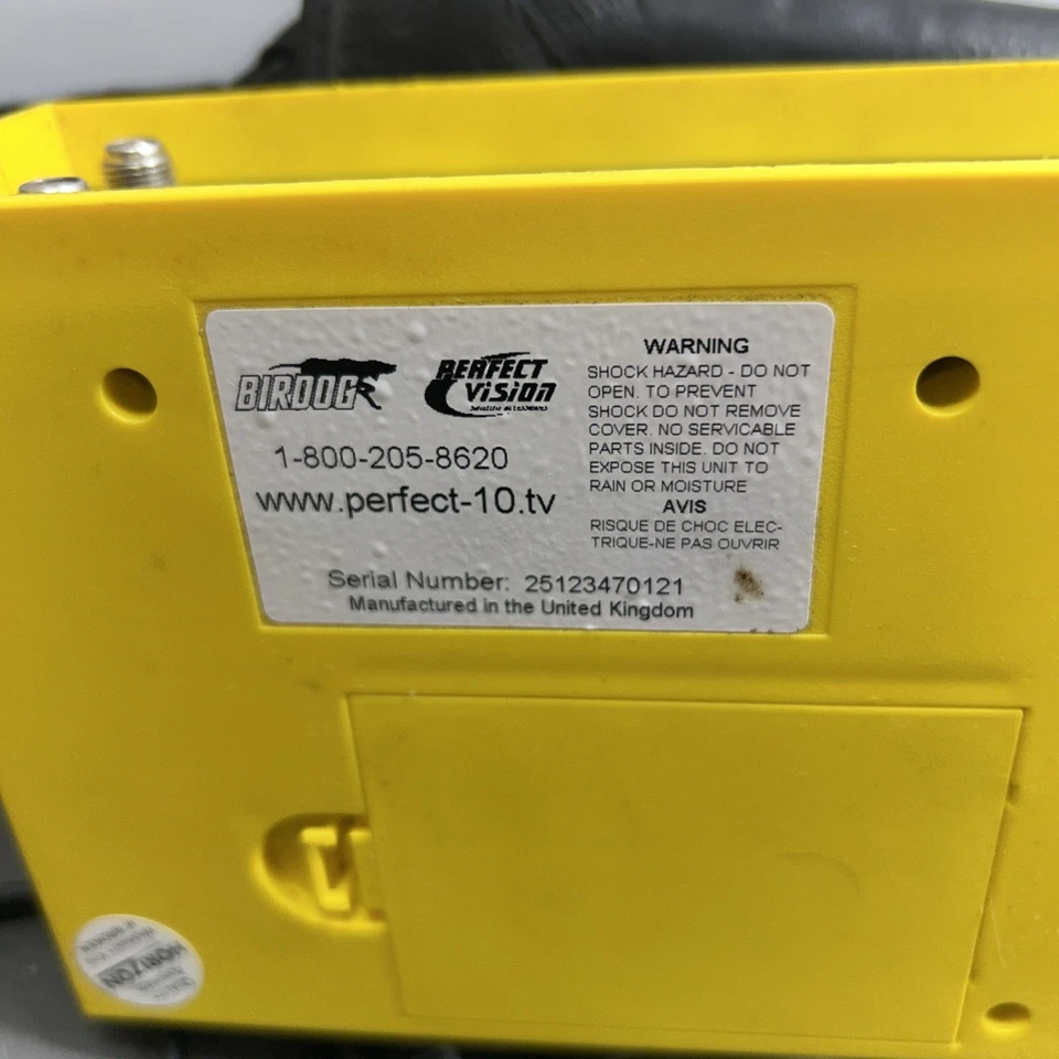 Perfect Vision Birdog Satellite Signal Meter w/ Power Cord does not hold battery - Image 4 of 4