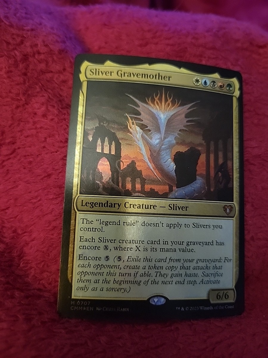 Sliver Gravemother NM FOIL Commander Masters ENGLISH 0707 mtg