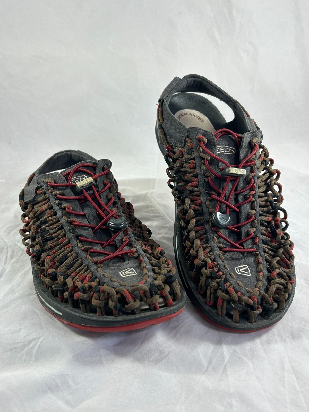 Sandali sportivi Keen Uneek due corde acqua elastici escursionismo slingback da uomo taglia 11 5