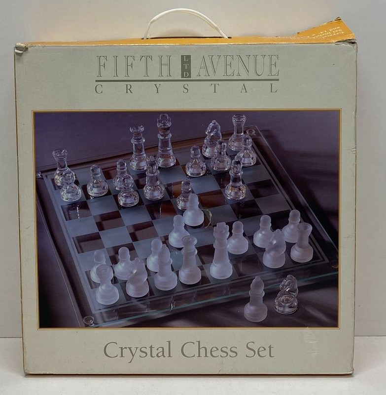 Fifth Avenue Crystal Chess Set