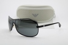 NEW EMPORIO ARMANI EA 2008 3022/87 BLACK GUNMETAL AUTHENTIC SUNGLASSES 150--