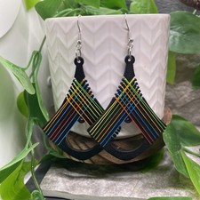 4  Earring Set Bohemian Retro Ethnic Tribal Dangle Drop New Free Ship B8782