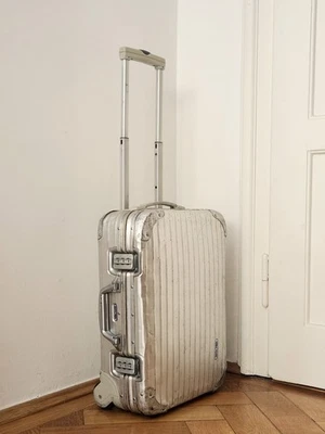 ✈️ RIMOWA Cabin Koffer ORIGINAL Topas 🔥 Aluminium Handgepäck silber, KLASSIKER! - Bild 1 von 4