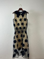 Comme des Garcons 2001 Polka Dots Sheer One Piece Rayon Polyester Used Japan