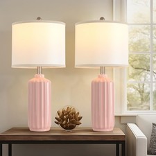 Lamps for Living Room Bedroom Lamps Farmhouse Table Lamps Set of 2 Vertical S...