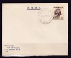 AUSTRALIA 1952 FIRST DAY COVER ON OFFICIAL O.H.M.S STATIONARY #C2215