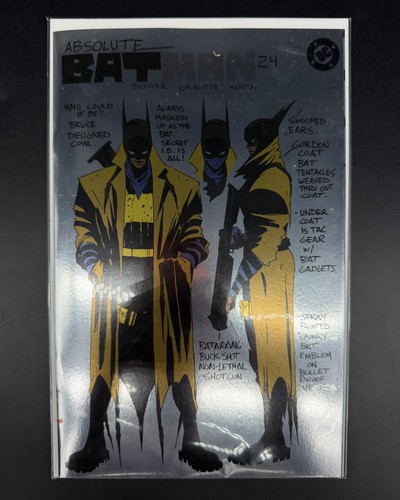 ABSOLUTE BATMAN #24 FELIX COMIC ART NICK DRAGOTTA DESIGN FOIL EXCLUSIVE ...