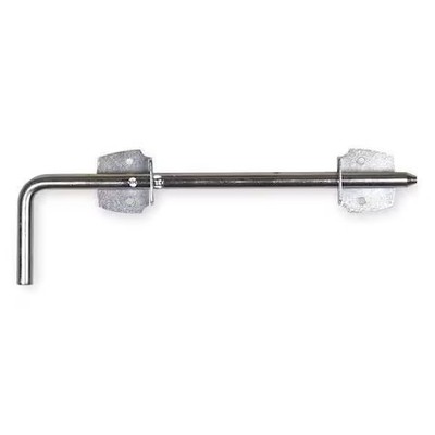 Cane Bolt, 1/2 In. W, Silver,  4Pb58