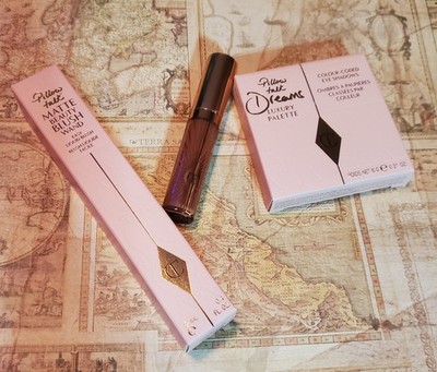 Charlotte Tilbury Pillow Talk Eyeshadow Palette, Matte Beauty Blush Wand &...