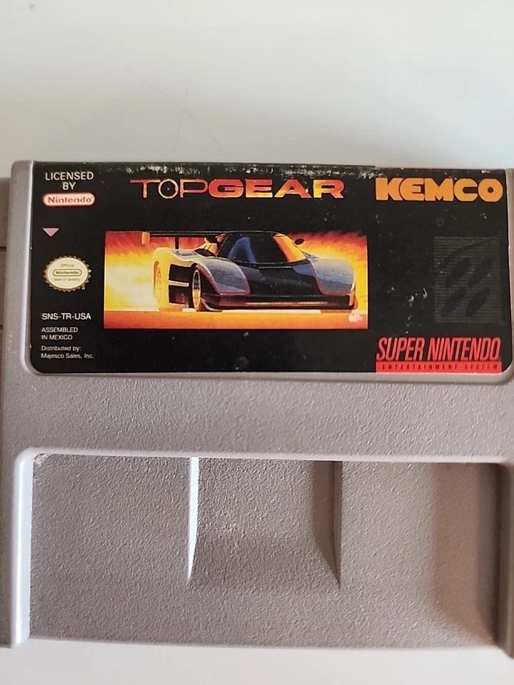 Top Gear Super Nintendo SNES 1992 Kemco Racing Game Cartridge Only - Image 2 of 4