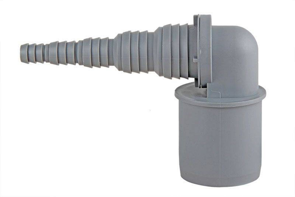 Airfit Schlauchwinkel Rohranschluss Dn 40 Schlauchdurchmesser 8 - 25 Mm 50016SW-image