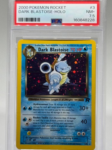 Dark Blastoise (Unlimited) graded PSA 7.5 for sale on eBay