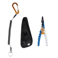 Brand New Aluminum Fishing Pliers Saltwater Tool with Braided Line Cutter