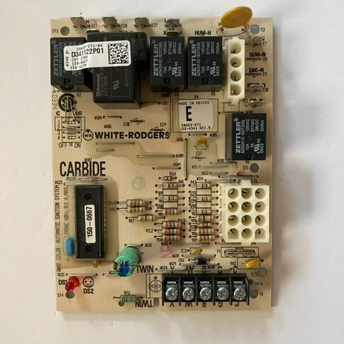 White Rodgers 50A55-571 Furnace Control Circuit Board (D341122P01) - Used