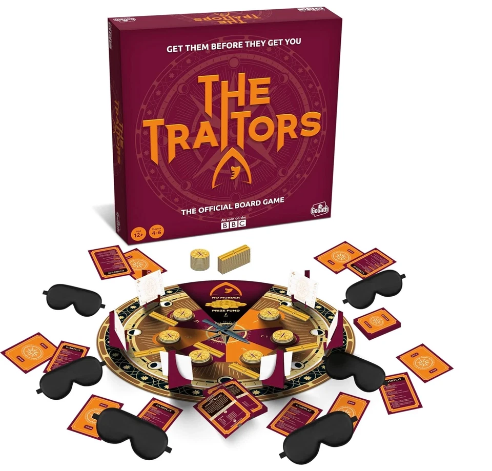 THE TRAITORS Official Board Game As Seen On BBC TV Goliath 4 to 6 Players 12+ - Image 2 of 4