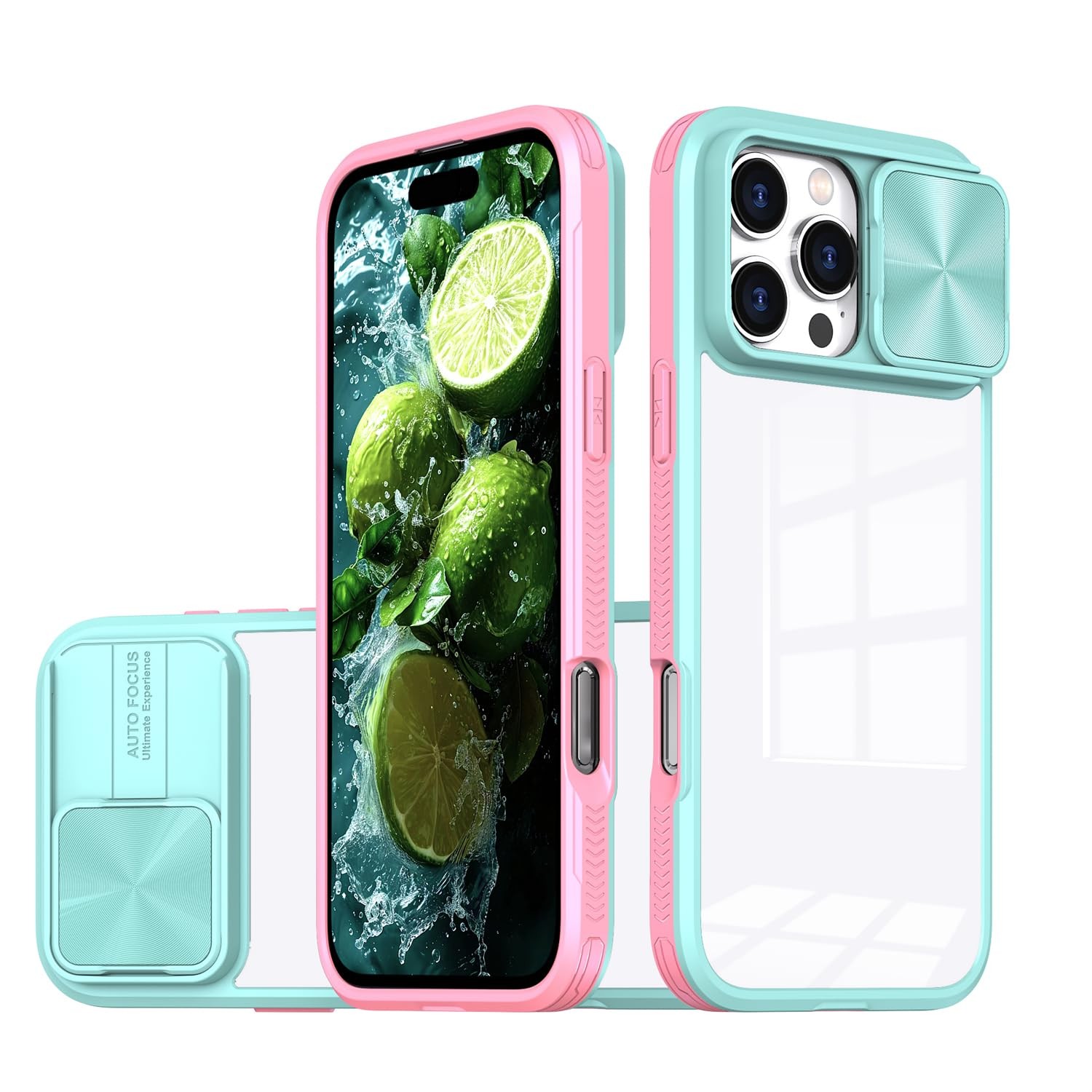Protection caméra iPhone 16 Pro : coque antichoc avec lentille coulissante sécurisée