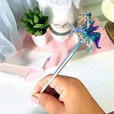 NEW Pegasi Clear Glass Pen