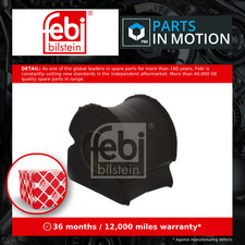 Anti Roll Bar Bush fits FIAT PANDA 1.3D Front 2003 on Suspension 50705214 Febi