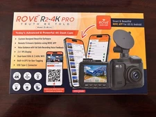 ROVE R2-4K PRO Dash Cam Built-in GPS 5G WiFi Dash Camera. Open box BRAND NEW!