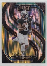 2024 Select Premier Level Green & Yellow Shock Prizm Darnell Savage Jr #144 0kb5