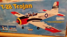 NEW BH Models T-28 TROJAN US Navy Trainer HUGE RC Plane Kit - 64" Wingspan NIB