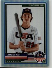 2023 Panini Stars & Stripes USA Baseball Chandler Hart Silver #28