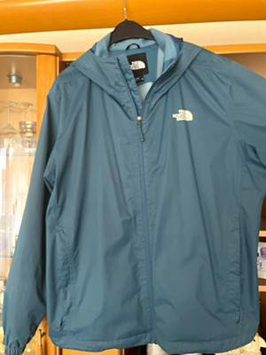 The North Face Herren Anorak Jacke Blau mit Kapuze Reißverschluss Polyester 2XL