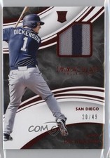 2016 Panini Immaculate Swatches Prime 20/49 Alex Dickerson #IS-AD 9k7