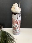 Christmas North Pole Tumbler Cup 20 Oz Stainless Steel Hot Chocolate Co Whipped