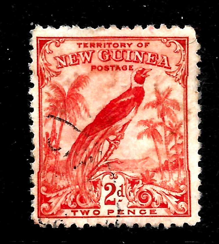 HICK GIRL-OLD USED NEW GUINEA SC#33  BIRD OF PARADISE        A581