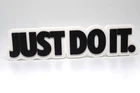 3D Printed Nike "Just Do It" Logo Shelf Display Sign For Shoe Collection & More