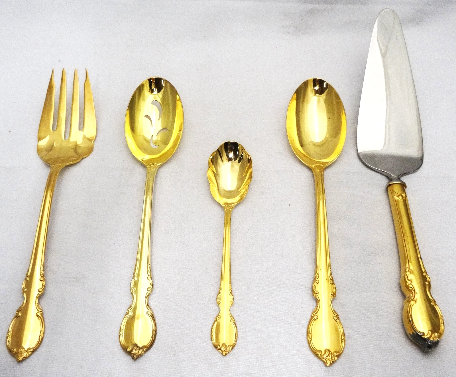 REFLECTION GOLD by Rogers / International 5 Piece Serving Set NEW made in USA