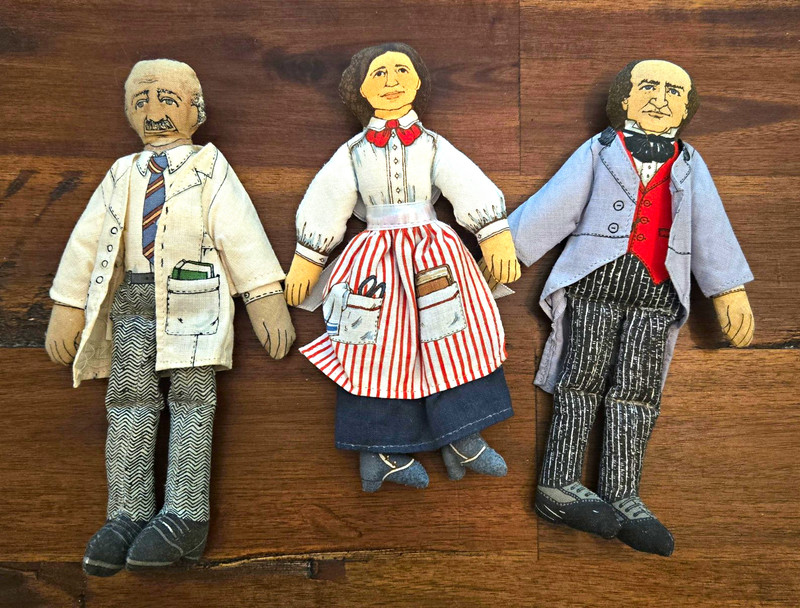 Hallmark plush Historical Dolls 1970s