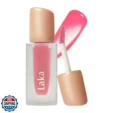 Laka Fruity Glam Tint, 4.5g/0.15 oz., Glowing Lip Stain with Wide Color Spect