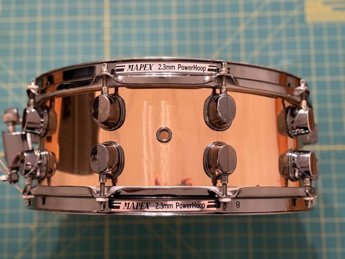 TOP POP‼️ ベネディクト15世 ブロンズメダル Mapex Precious Metal Series Phosphor Bronze 5.5 x 14 Used Snare