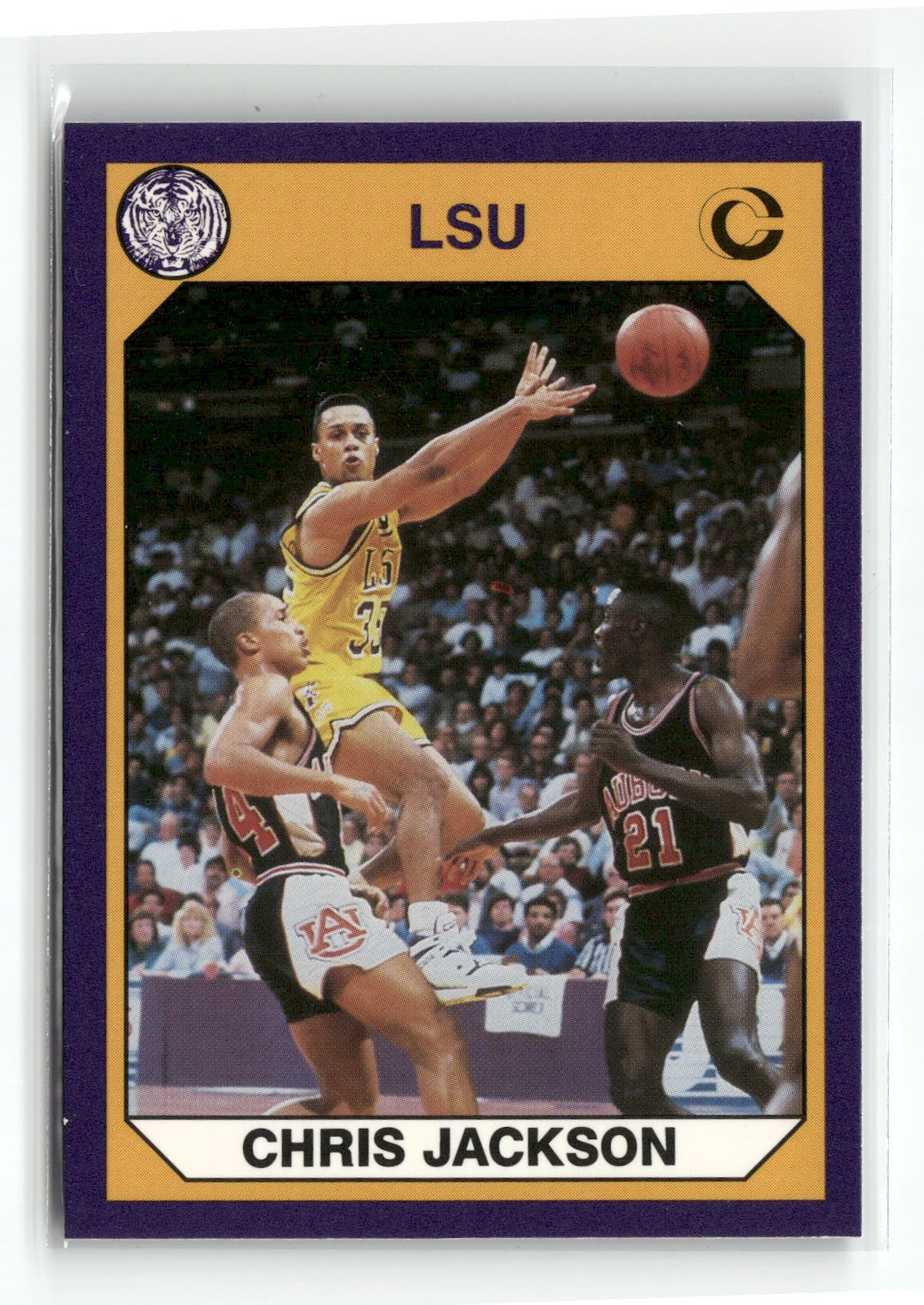 1990 Collegiate Collection LSU Tigers #2 Chris Jackson LSU Tigers