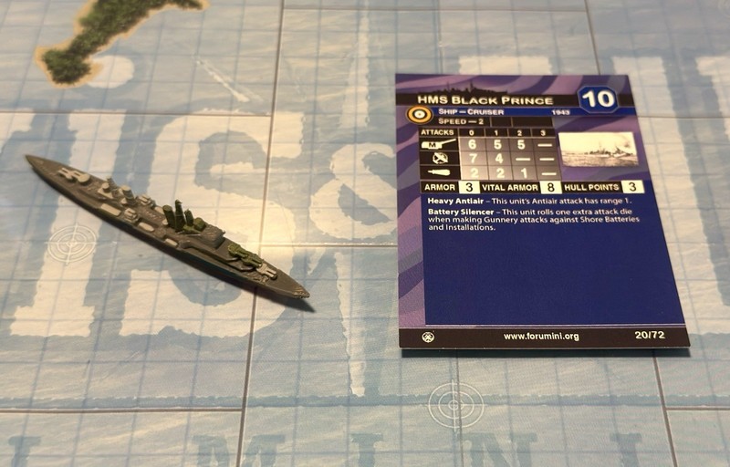 Axis & Allies - War At Sea - Forumini: HMS Black Prince - Britain - Deck 4