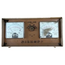 Vintage Niehoff Dwell-tach T-44 Engine Rpm Tester Point Dwell Meter Made In Usa