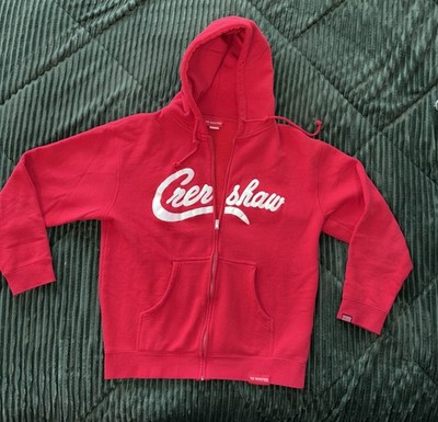 The Marathon Clothing ~ Crenshaw ~ Nipsey Hoodie Medium RED Pullover Cotton TMC