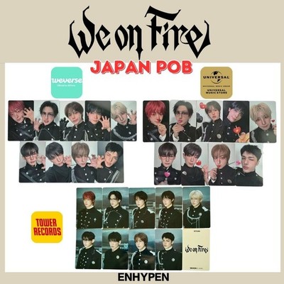 &TEAM We on Fire 3rd EP JAPAN POB Official photo card andteam