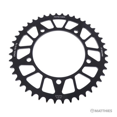 Kettenrad Teilung 520 Zähne 44 Alu schwarz JT JTA1793.44BLK, JTA1793.44BLK