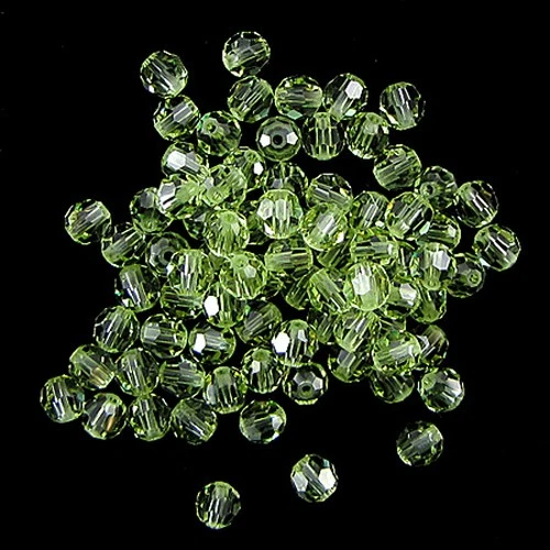 12 4mm Swarovski crystal round 5000 Cantaloupe