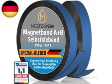 Meisterwerk A B Magnetband f&uuml;r Fliegengitter & Moskitonetze | Magnetband