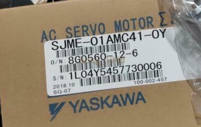 ONE NEW YASKAWA SERVO MOTOR SJME-01AMC4C-OY