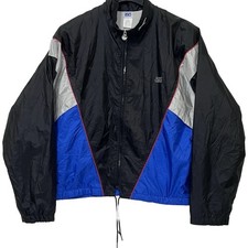 Asics Tiger Sportswear Training Vintage Windbreaker Running Jacket Women Large
